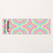 Geloof in jezelf Retro Stijlvol Yogamat (Achterkant (horizontaal))