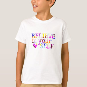 Geloof in jezelf shirt voor kinderen