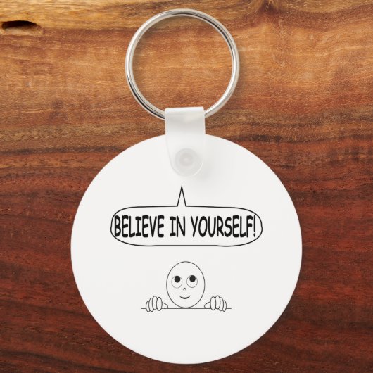 Geloof in jezelf sleutelhanger (Voorkant)