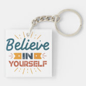 Geloof in jezelf sleutelhanger (Achterkant)