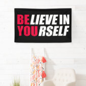 Geloof in jezelf spandoek (Insitu)