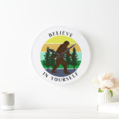 Geloof in jezelf | Sunset Bigfoot Grote Klok (Huis)