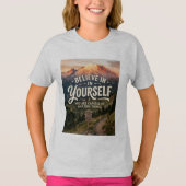 Geloof in jezelf t-shirt (Voorkant)