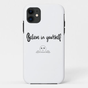 Geloof in jezelf tekst en afbeelding Case-Mate iPhone case