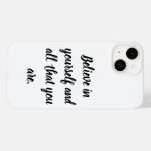 "Geloof in jezelf  telefoonhoesje - Ins Case-Mate iPhone Case (Achterkant (horizontaal))