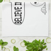 Geloof in jezelf theedoek (Gevouwen)