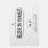 Geloof in jezelf theedoek (Verticaal)