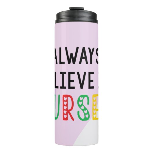 Geloof in jezelf thermosbeker (Voorkant)