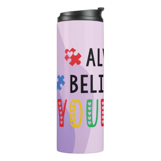 Geloof in jezelf thermosbeker (Gedraaid links)