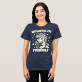 Geloof in jezelf Tri-Blend shirt (Voorkant volledig)