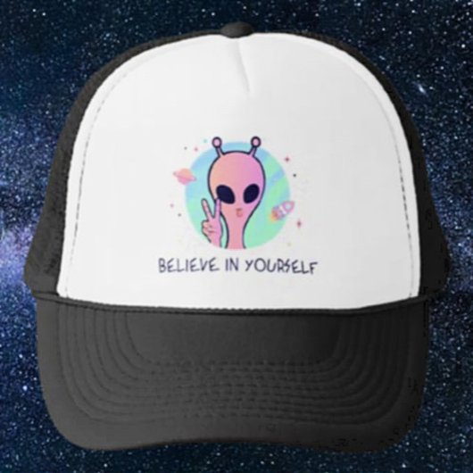 Geloof in jezelf Trucker Hat Pet