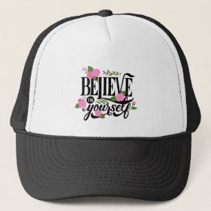 Geloof in jezelf trucker pet
