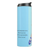 Geloof in jezelf Tumbler Thermosbeker (Gedraaid links)