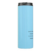Geloof in jezelf Tumbler Thermosbeker (Achterkant)