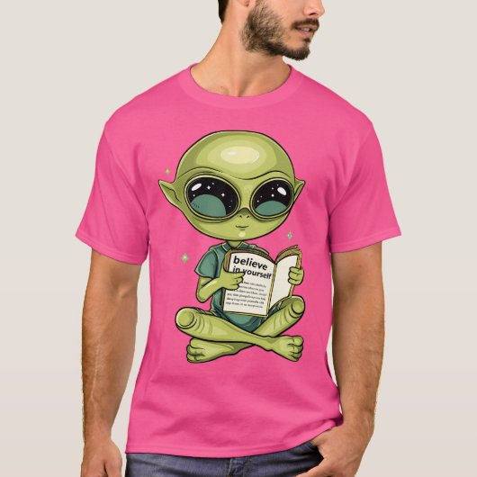Geloof in jezelf UFO T-shirt (Voorkant)