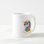 Geloof in jezelf Unicorn Koffiemok (Voorkant rechts)