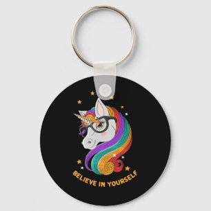 Geloof in jezelf Unicorn Sleutelhanger