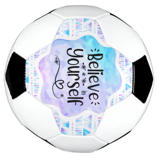 Geloof in jezelf voetbal (Gedraaid)