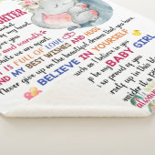 Geloof in jezelf, voor mijn kleindochter sherpa deken (3/4)