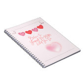 Geloof in jezelf, wat je ook doet. notitieboek (Rechterzijde)