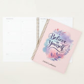 Geloof in jezelf Waterverf Custom 2025 Planner (Display)