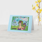 Geloof in jezelf_Wenskaart Kaart (Gele Bloem)