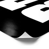 GELOOF IN JEZELF WITTE TYPOGRAFIE PERFECT POSTER (Hoek)