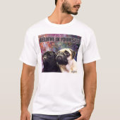 "Geloof in jezelf!" Zacht T-shirt combineren (Voorkant)