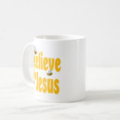 Geloof in Jezus Koffiemok (Voorkant links)