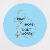 Geloof in Jezus Labels (Design 1)