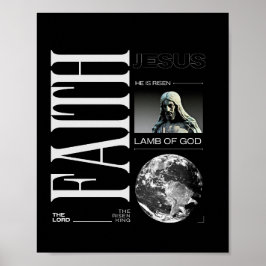 Geloof in Jezus, Lam van God Kunst Poster