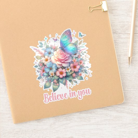 GELOOF IN JOU, DAGELIJKSE POSITIEVE BEVESTIGING STICKER (Notitieboek)