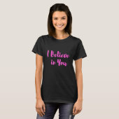 Geloof in jou Docent toetsdag T-shirt (Voorkant volledig)