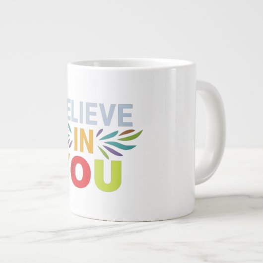 geloof in jou grote koffiekop (Voorkant rechts)