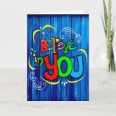 Geloof in jou kaart (Voorkant)