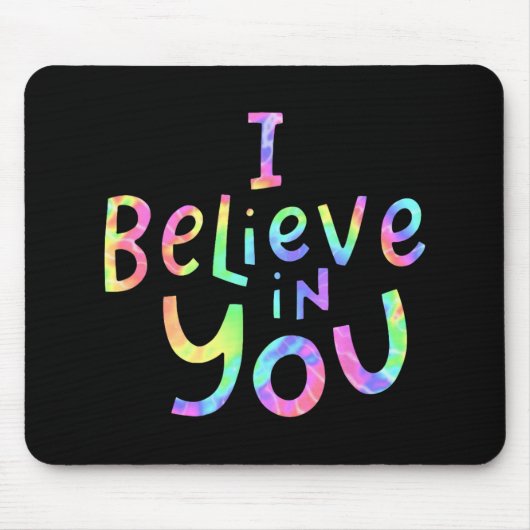Geloof in jou - Leraren Test Dag Idee 2 Muismat (Voorkant)