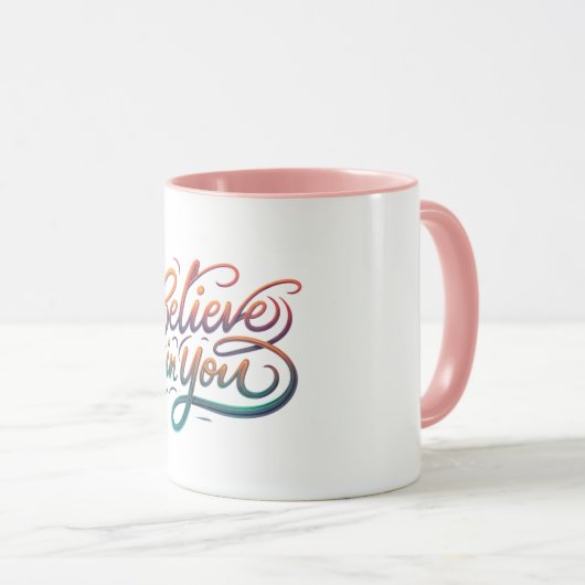 Geloof in jou mok (Voorkant rechts)