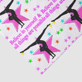 GELOOF IN JULLIE GYMNASTIEK TISSUEPAPIER (Detail)