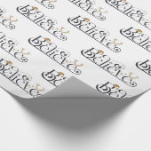 Geloof in Kerstmis Cadeaupapier (Hoek)