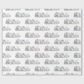 Geloof in Kerstmis Cadeaupapier (Vlak)