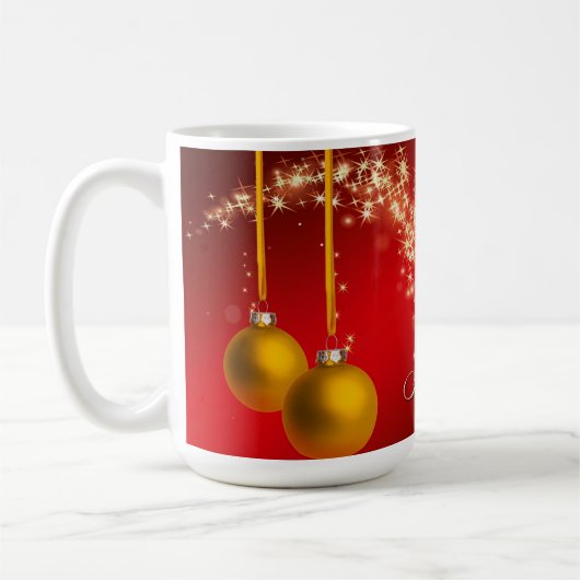 Geloof in Kerstmis, koffie-Mok Koffiemok (Links)