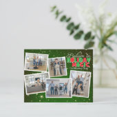 Geloof in Kerstmis Magie Fotokaart Feestdagenkaart (Staand voorkant)