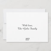 Geloof in Kerstmis Magie Platte Kerstkaart (Achterkant)