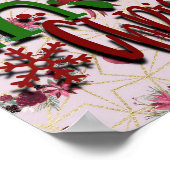Geloof in Kerstmis Poster (Hoek)