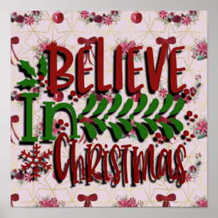 Geloof in Kerstmis Poster