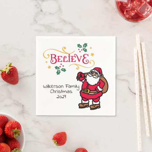 Geloof in Kerstmis Servet (Insitu)