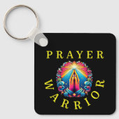 Geloof in kleuren, gebedsstrijder sleutelhanger (Voorkant)