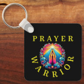Geloof in kleuren, gebedsstrijder sleutelhanger (Voorkant)