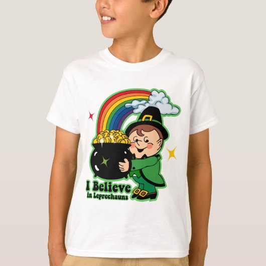 Geloof in Leprechauns T-shirt (Voorkant)