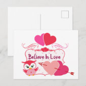 Geloof in liefde briefkaart (Voorkant / Achterkant)